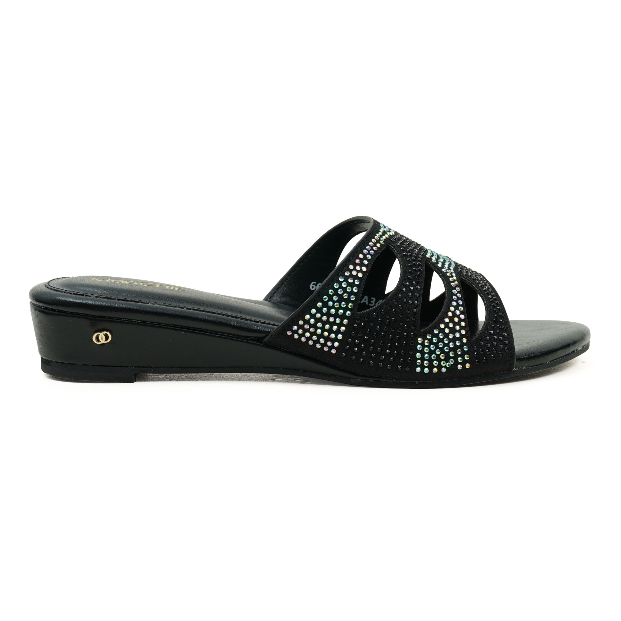 Moochie Women's Mid Heel Sandal