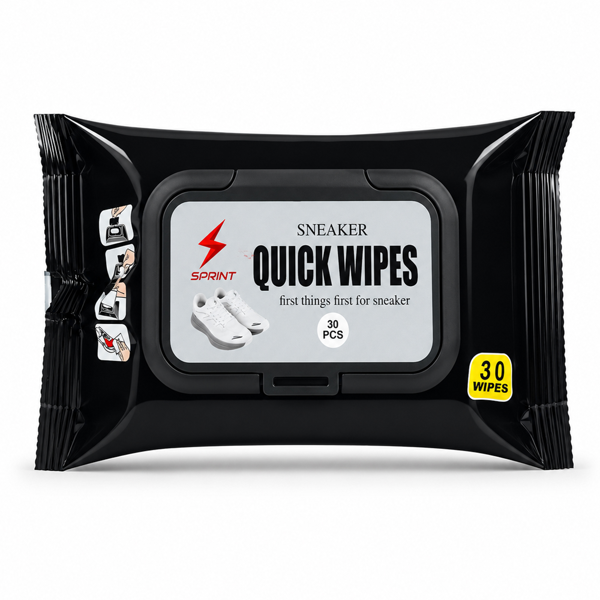 Sprint Sneaker Cleaning Wipes- 30 Pcs