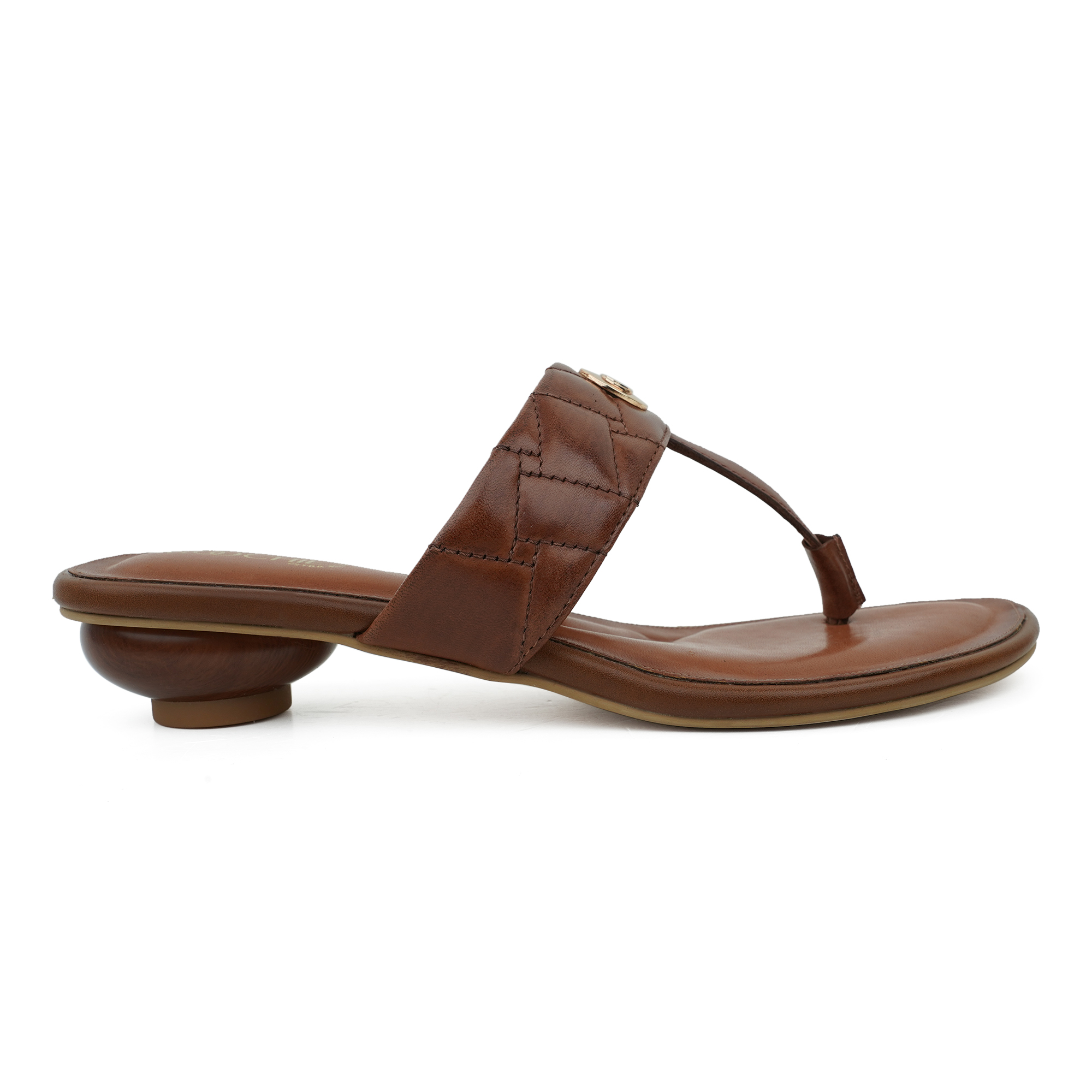 Moochie Women's Mid Heel Sandal